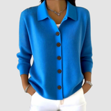Linda — Soft Button-Up Knitted Cardigan