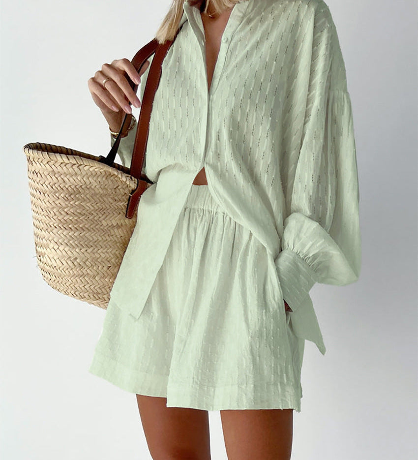 Úna — Lightweight Blouse and Shorts Set