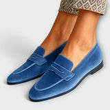 Eileen — Soft Velvet Loafers