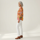 Cynthia — Jumper with Colourful Floral Print