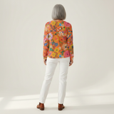 Cynthia — Jumper with Colourful Floral Print
