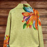 Lucy — Vest with Colourful Lily Pattern