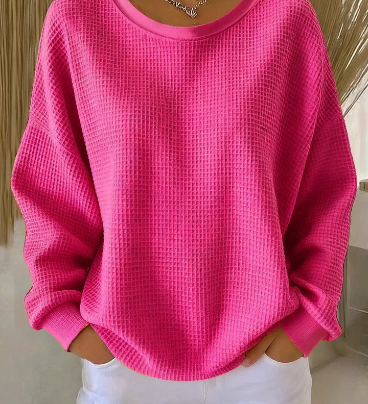 Líadan — Timeless Waffle-Knit Jumper