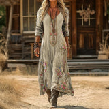 Bernadette — Casual Long Sleeve Dress Inspired by Vintage