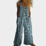 Tara — Flowing Printed Jumpsuit