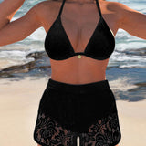 Caoimhe — Elegant Lace Bikini Set