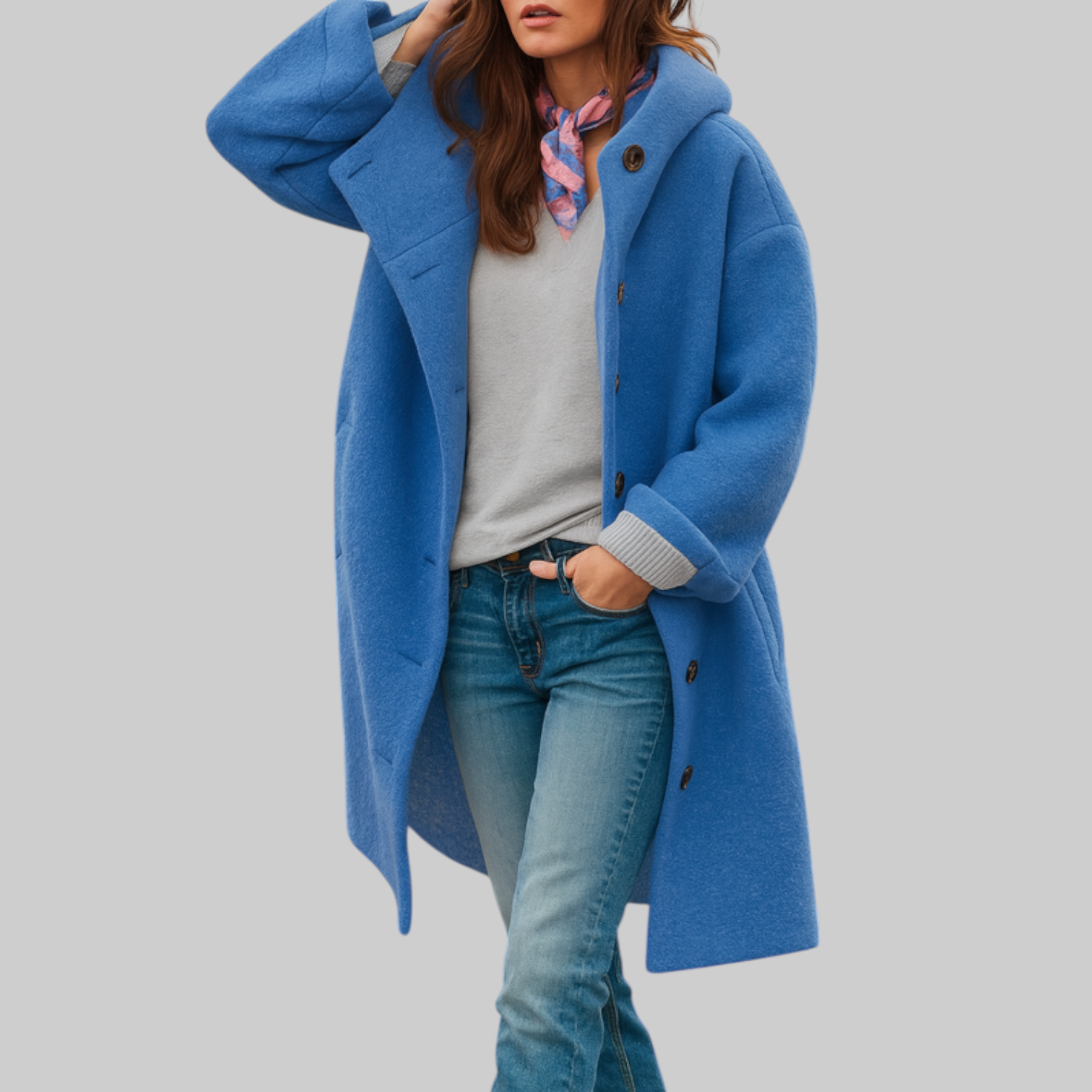 Monica — Comfortable Mid-Length Everyday Coat