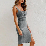 Charlotte — Elegant Denim Dress
