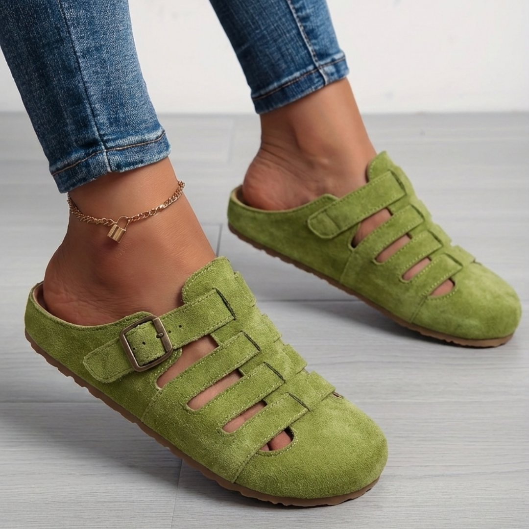 Neasa — Comfort Slip-On Mule Sandals