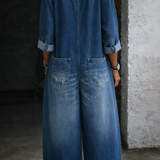 Erin — Long Sleeve Jumpsuit with Exposed Shoulders