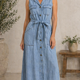Shauna — Denim Dress