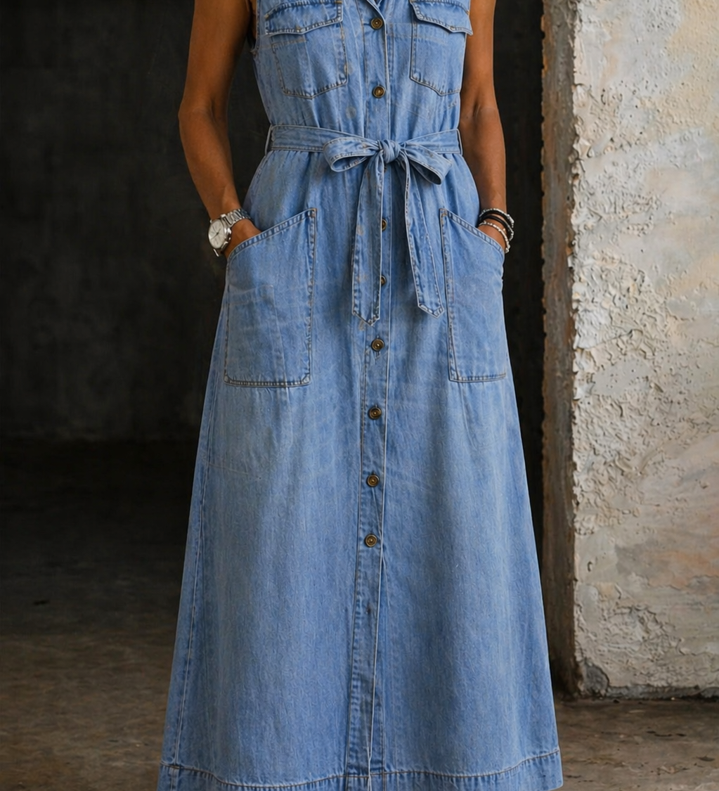 Shauna — Denim Dress