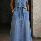 Shauna — Denim Dress