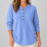 Clíodhna — Button-Up Henley Tunic