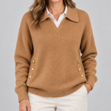 Ailbhe — V-Neck Collared Jumper