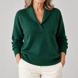 Treasa — Cosy V-Neck Jumper
