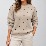 Iseult — Polka-Dot Knitted Jumper