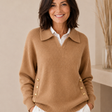 Ailbhe — V-Neck Collared Jumper
