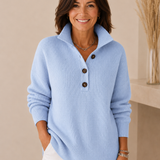Bronagh — V-Neck Polo Jumper