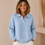 Ríona — Cosy Polo-Collar Jumper