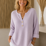Sadhbh — Textured Henley Jumper
