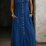 Ciara — Plus Size Denim Dress