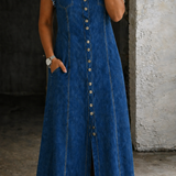 Ciara — Plus Size Denim Dress