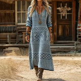 Siobhán — Casual Long Sleeve Dress Inspired by Vintage