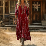 Tara — Long Sleeve Casual Dress with Vintage Inspiration