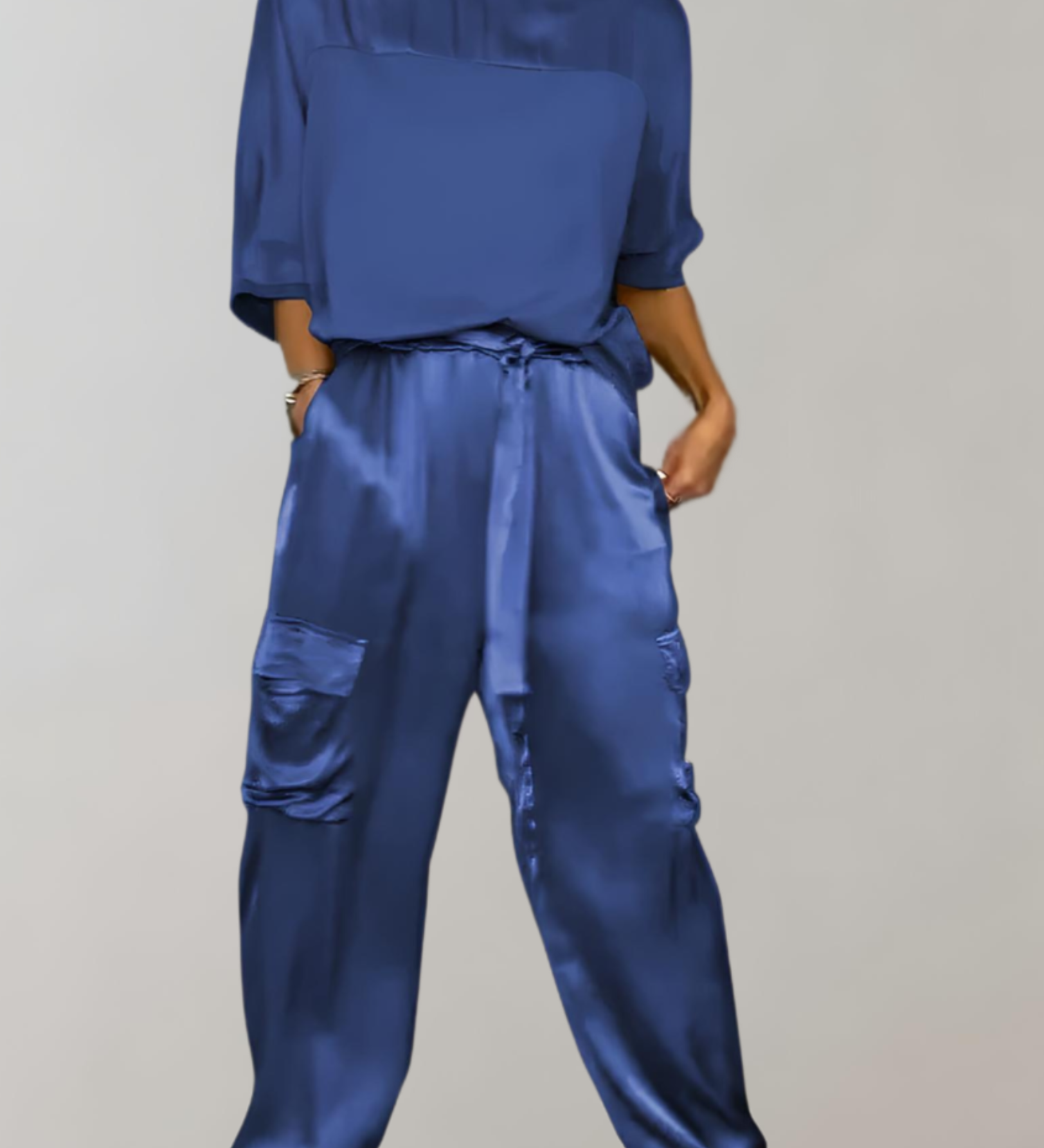 Angela — Silk Cargo Lounge Set