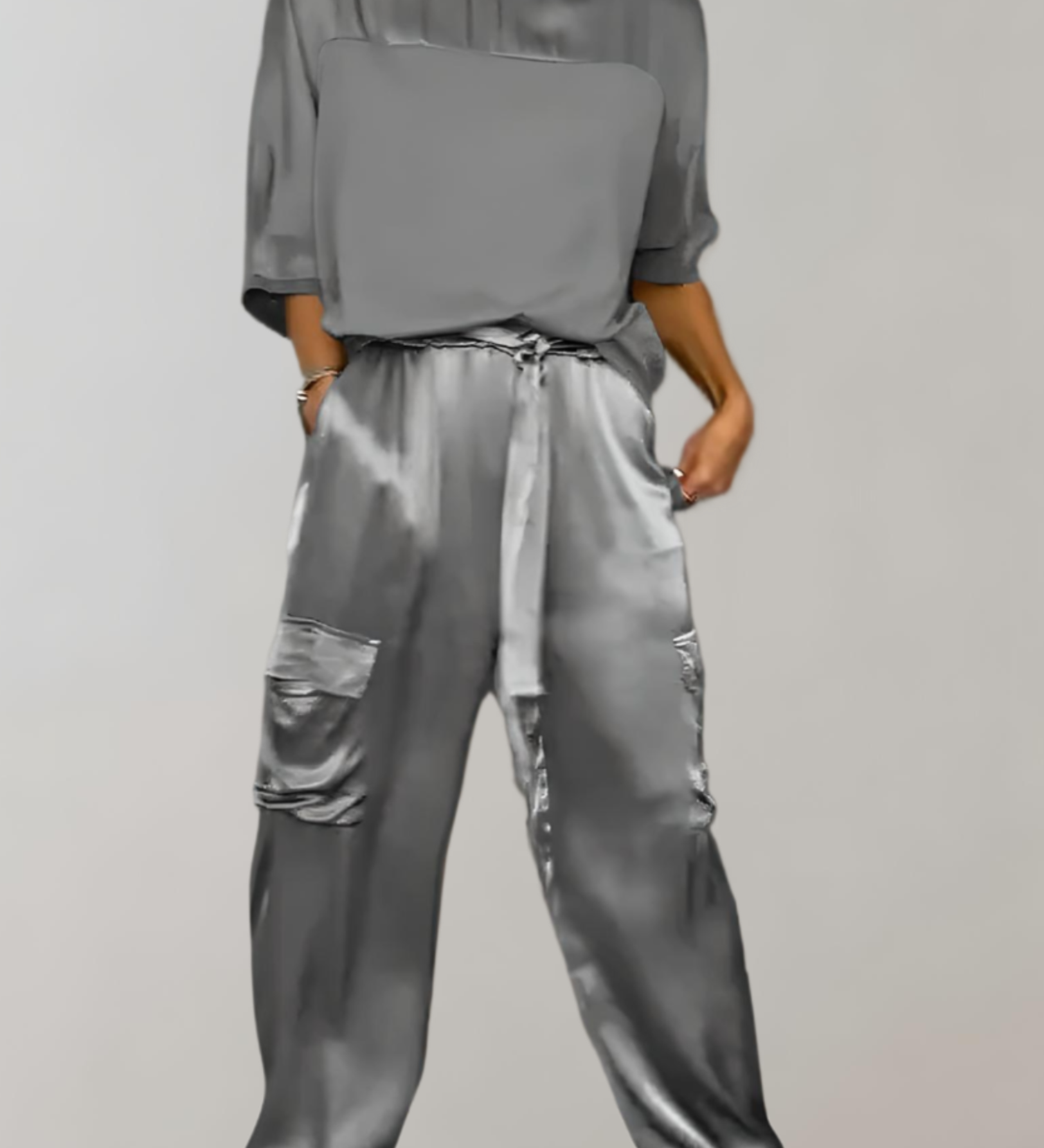 Angela — Silk Cargo Lounge Set