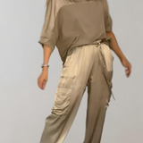 Angela — Silk Cargo Lounge Set