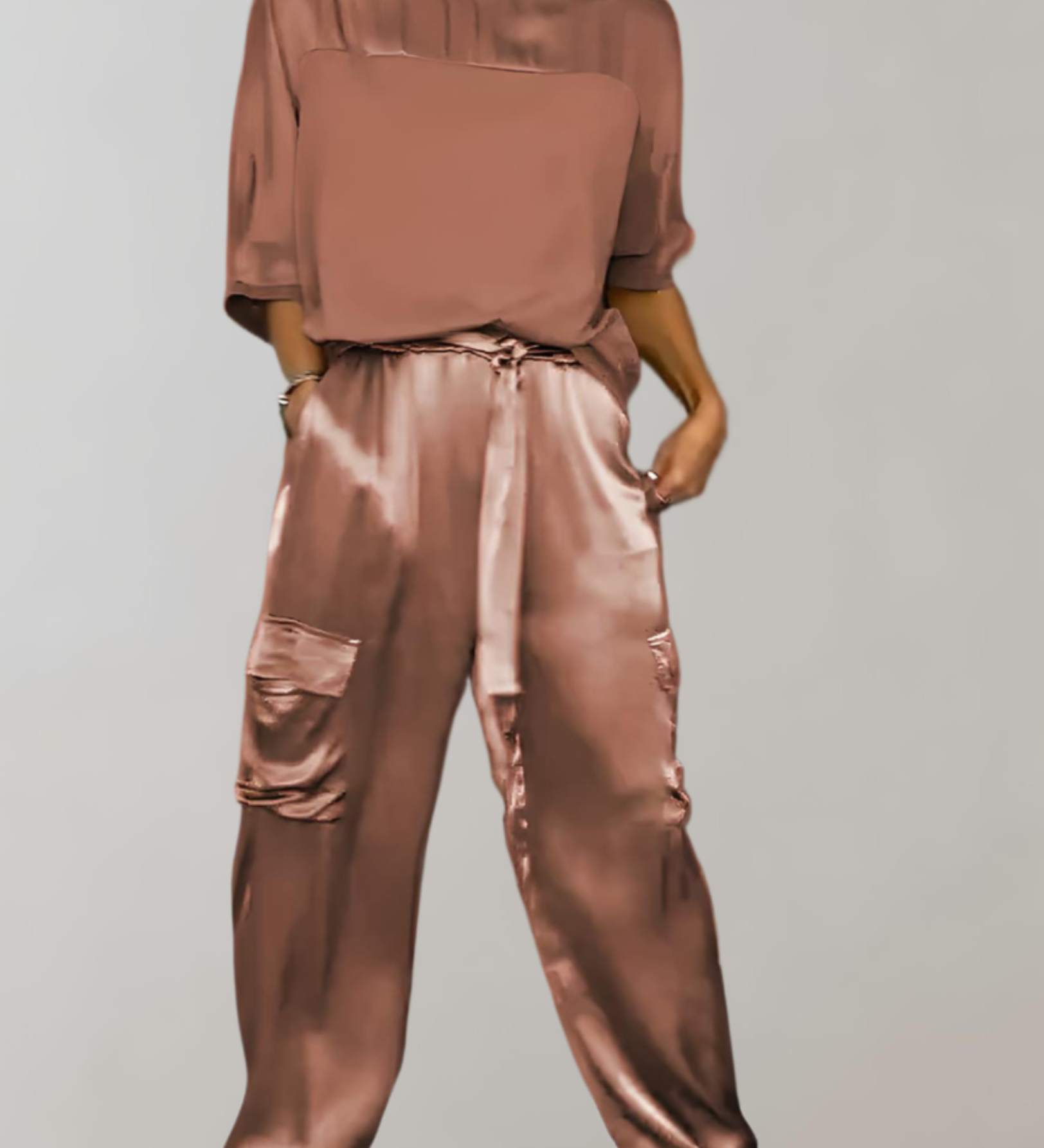 Angela — Silk Cargo Lounge Set