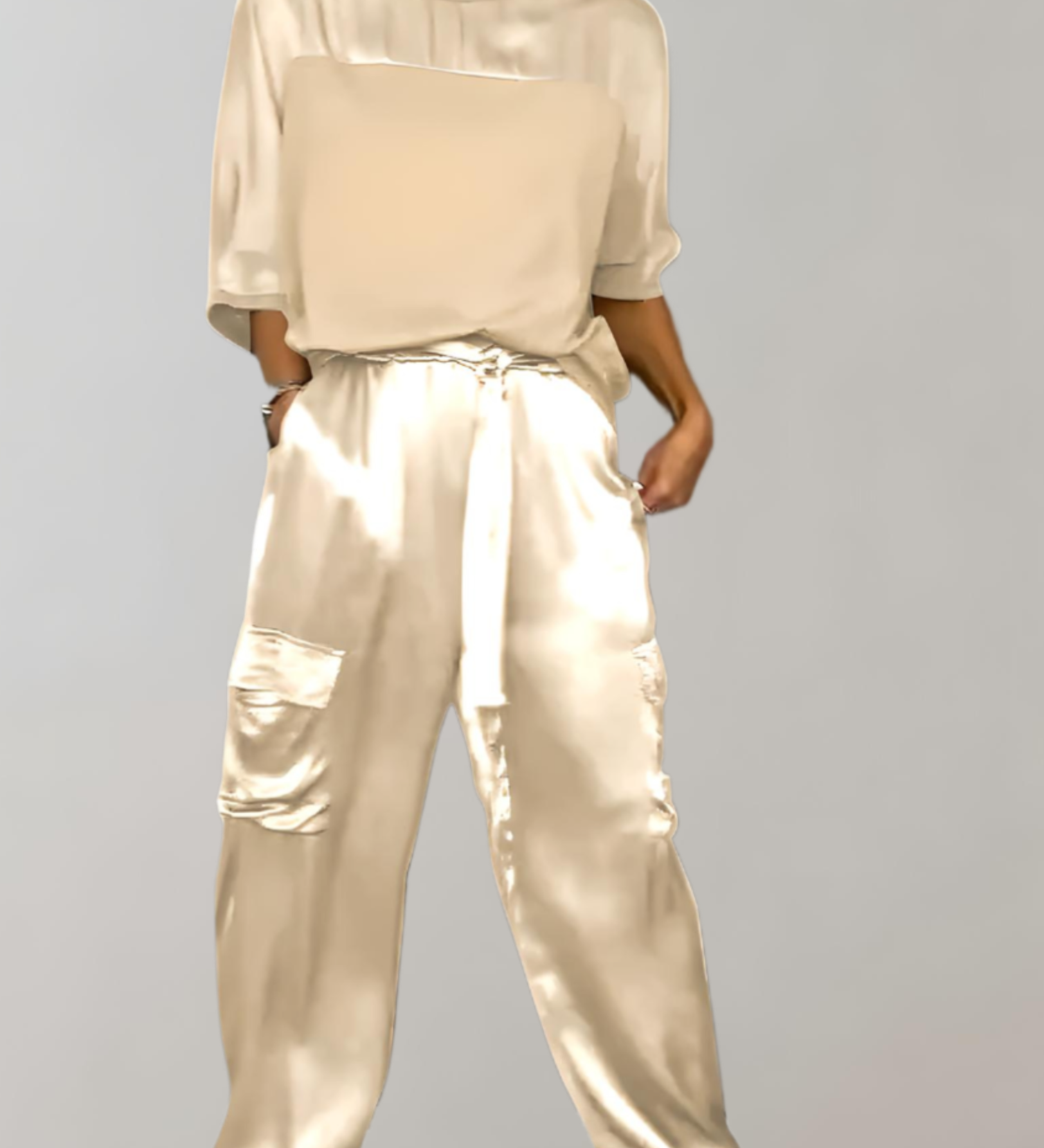 Angela — Silk Cargo Lounge Set