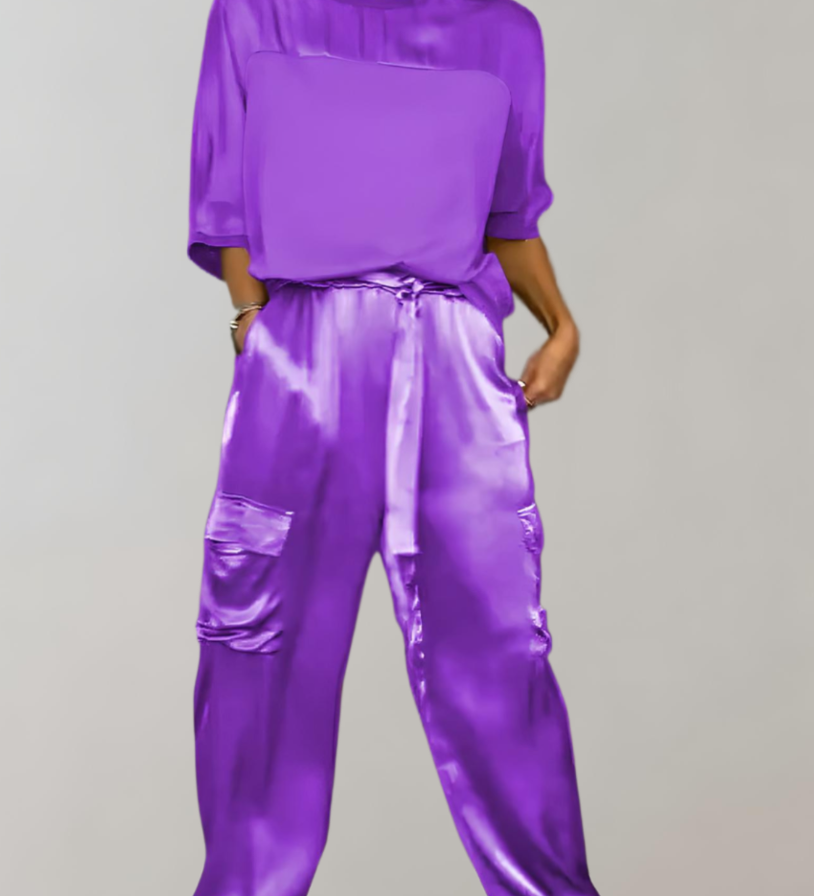 Angela — Silk Cargo Lounge Set