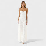 Lisa — Maxi dress in floral lace