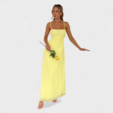 Róisín — Yellow Maxi Dress