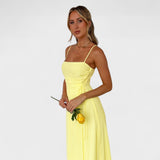 Róisín — Yellow Maxi Dress
