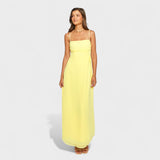 Róisín — Yellow Maxi Dress