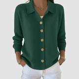 Linda — Soft Button-Up Knitted Cardigan