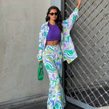 Cynthia — Bold Printed Swirl Set