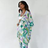 Cynthia — Bold Printed Swirl Set