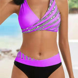 Abigail — Printed Bikini in Warm Tones