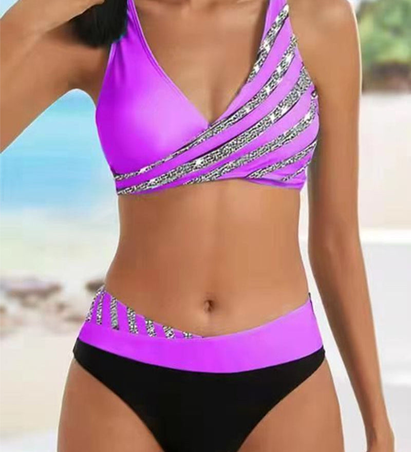 Abigail — Printed Bikini in Warm Tones