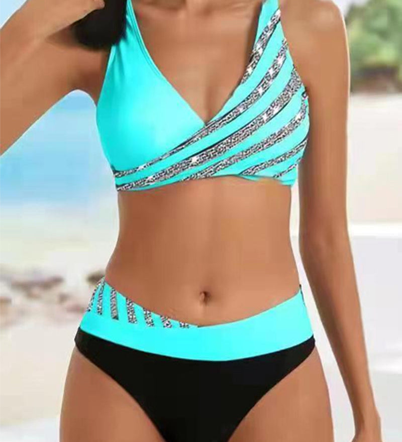 Abigail — Printed Bikini in Warm Tones