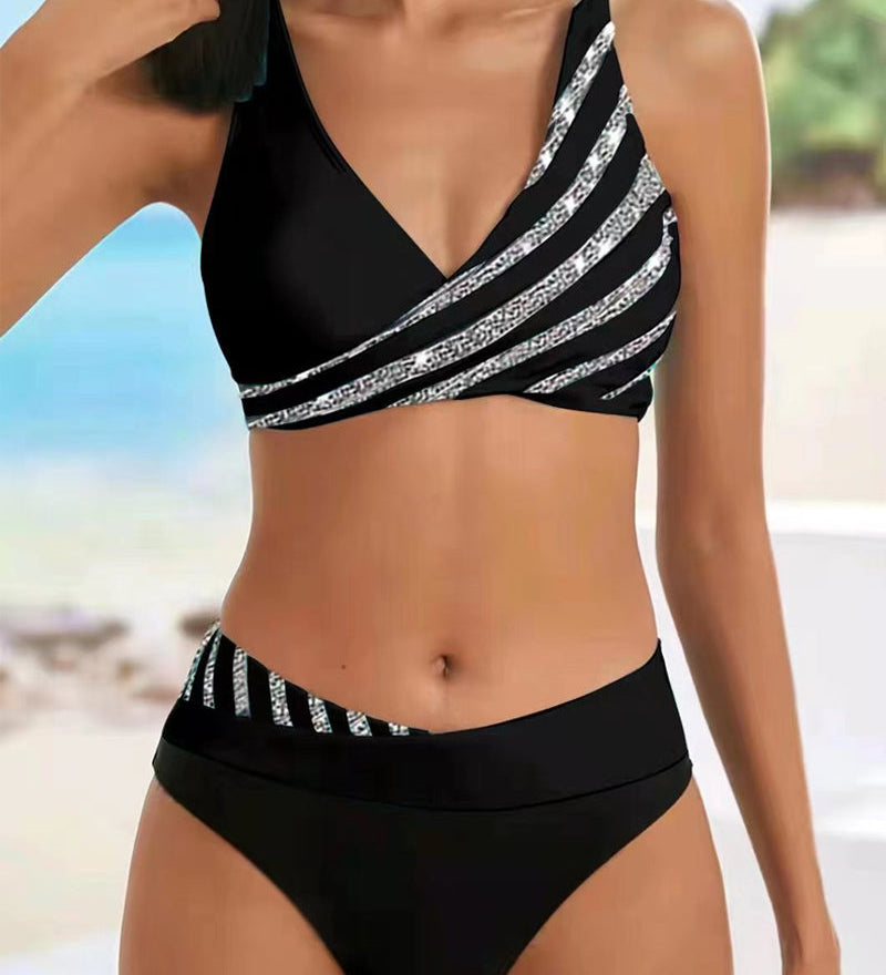 Abigail — Printed Bikini in Warm Tones