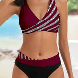 Abigail — Printed Bikini in Warm Tones