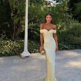 Neasa — Maxi Dress in Satin