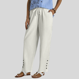 Bernadette — Relaxed Trousers with Buttons
