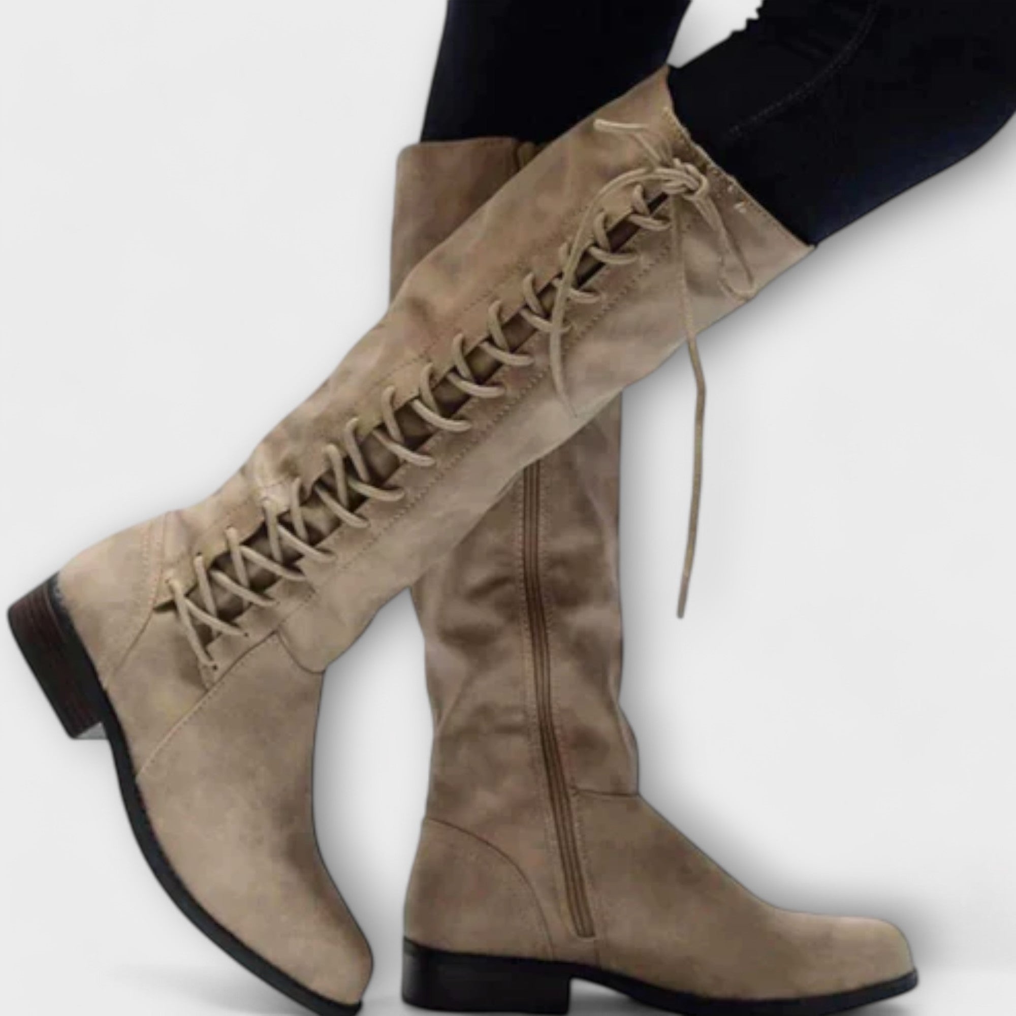 Eileen — Leather Tall Boots